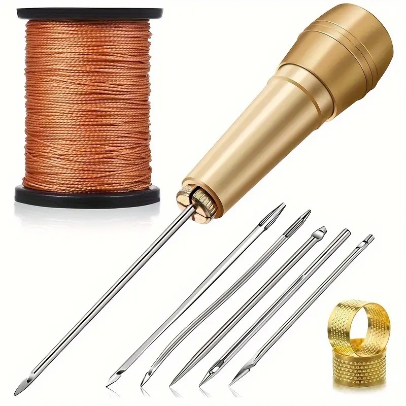 Leatherwork Wallet - Leather Stitching Tool, Hand Sewing Awl