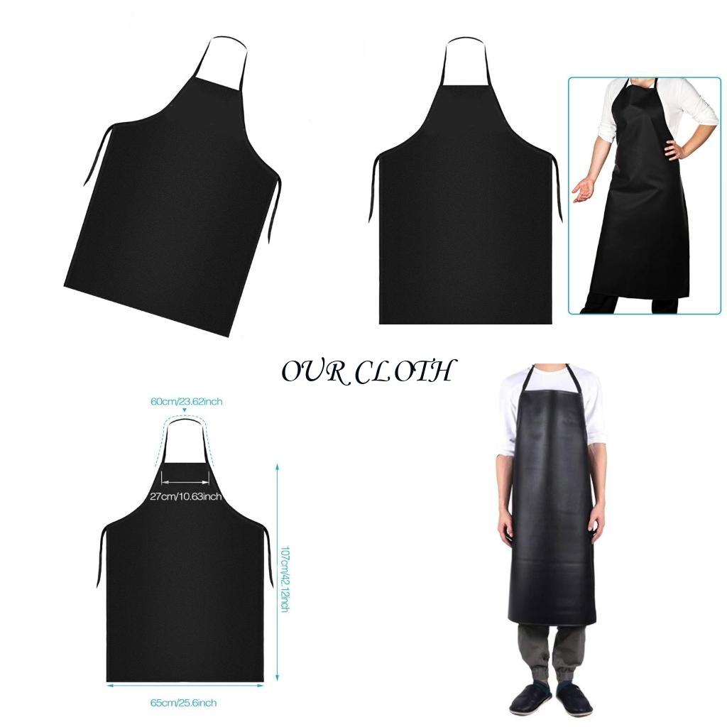 Leatherwork Apron - Waterproofs Apron Long Grilling Apron Heavy