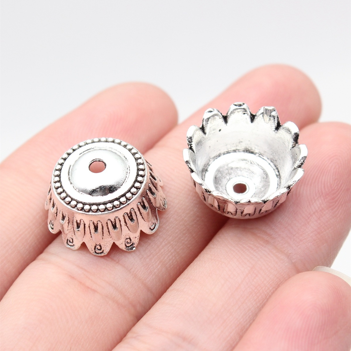 Leatherwork Diy - Metal Tassel Caps End Stopper Cord