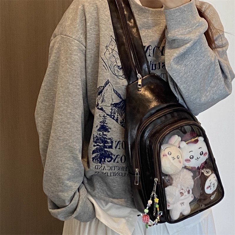 Leatherwork Wallet - JIAERDI Anime Ita Bag Fits 20cm