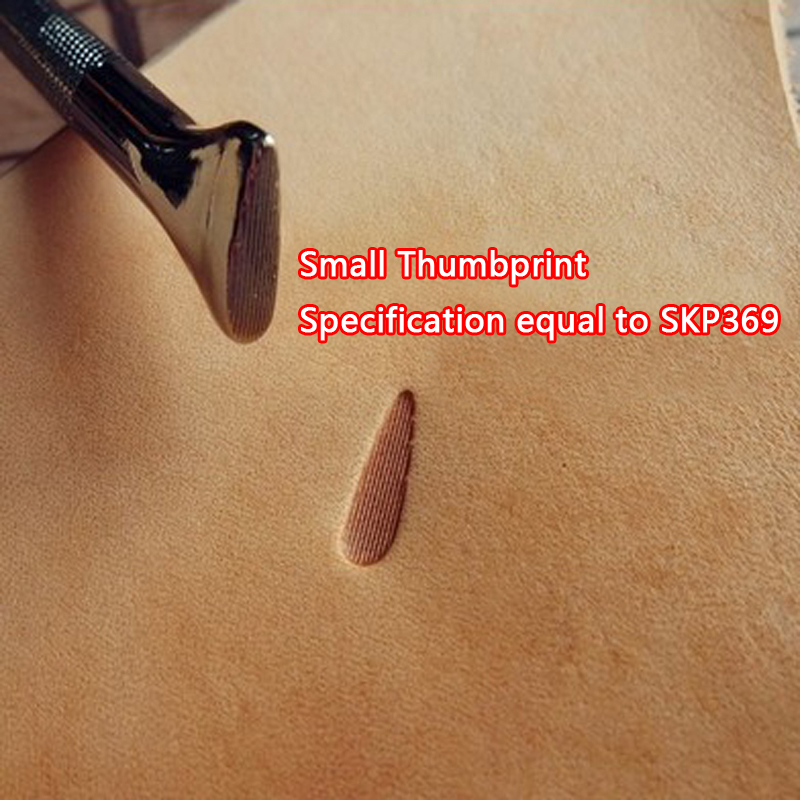 Leatherwork Patterns Free - Leather Stamping Tool Vertical Thumbprint Pattern,