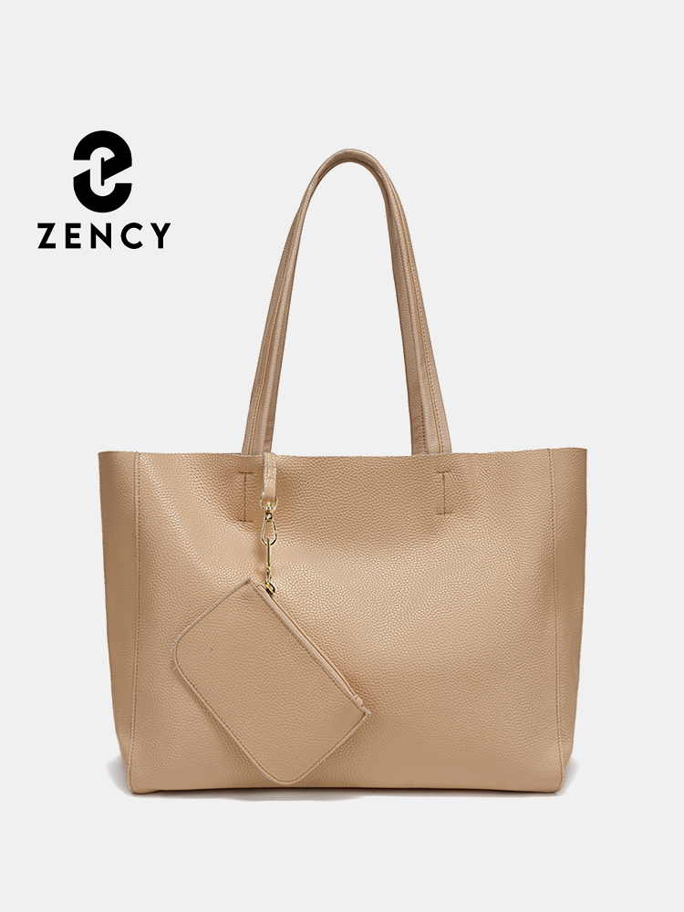 Leatherwork Wallet - Zency Genuine Leather Large Tote Bags