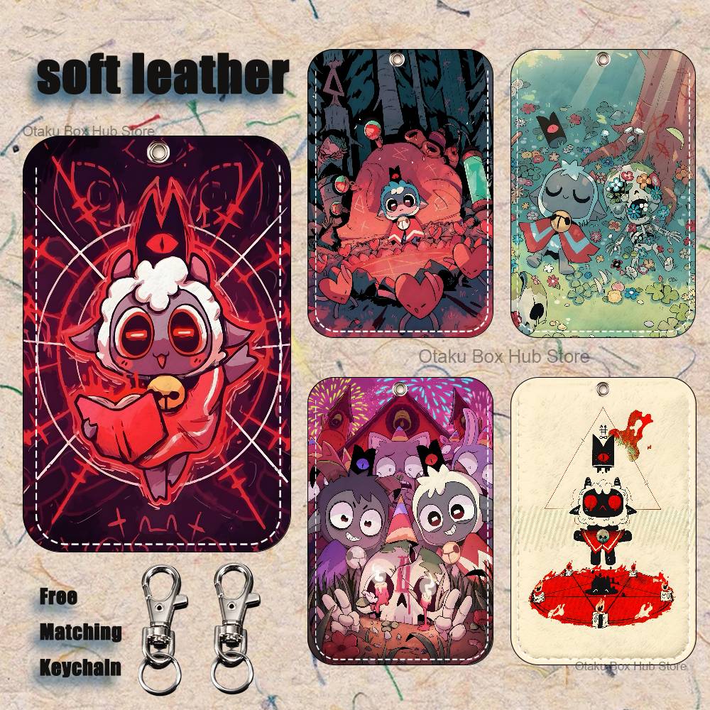 Leather Work Leather - C-Cult the L-Lamb Sheep Holder Keychain