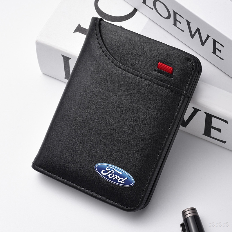 Leatherwork Wallet - Leather Wallet Driver's License ID Card