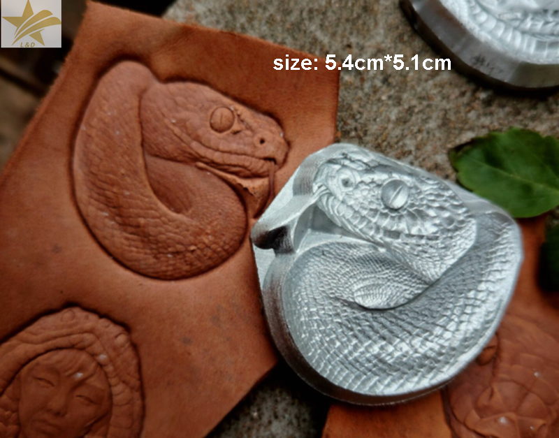 Leatherwork Patterns Free - Snake Maidush Pattern Hand-work Unique Leather