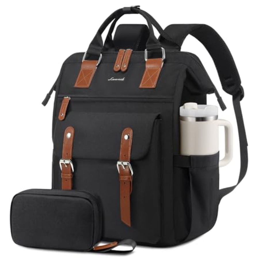 Leather Work Leather - Laptop Backpack for Women, Teacher Nurse