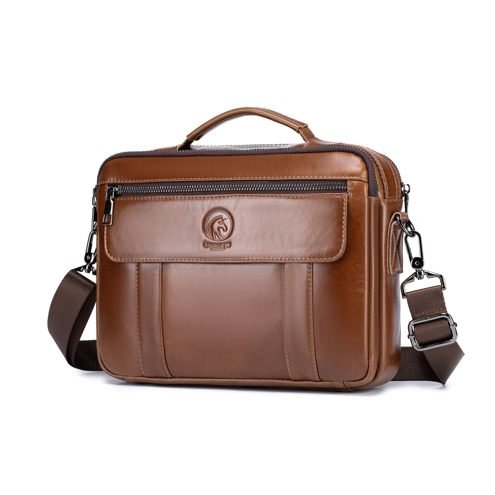 New men's mini crossbody bag,  - огляд і ціна Leatherwork Thread
