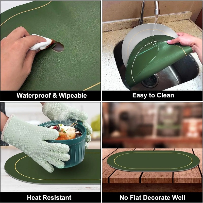 Table Leather Placemats, Heat  - огляд і ціна Leatherwork Desk