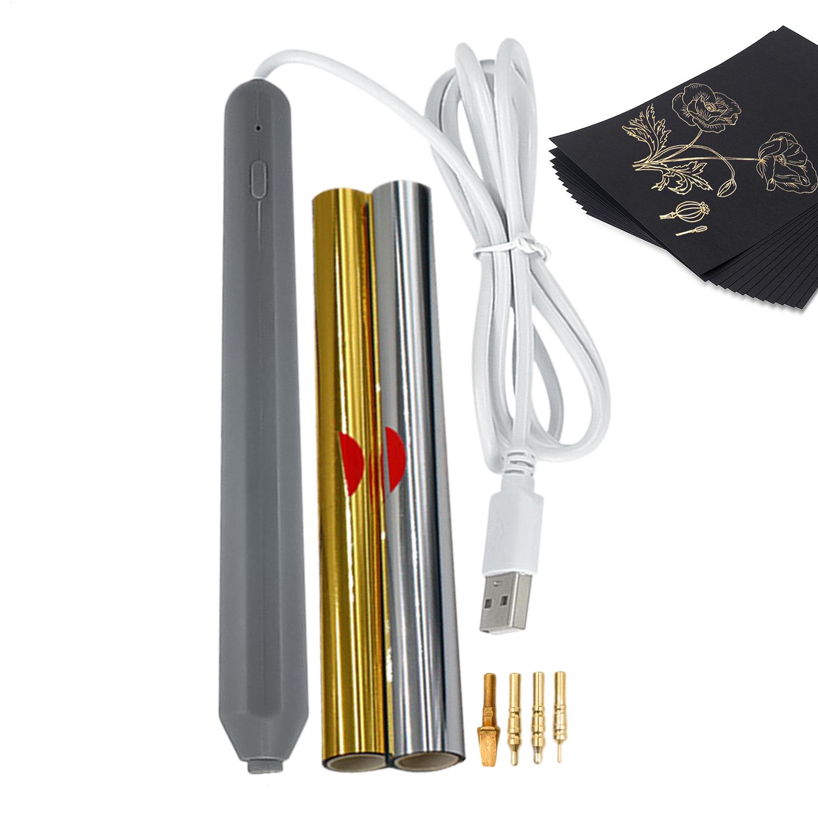 Hot Foil Pen Stamping Tool wit - огляд і ціна Leatherwork Embossing