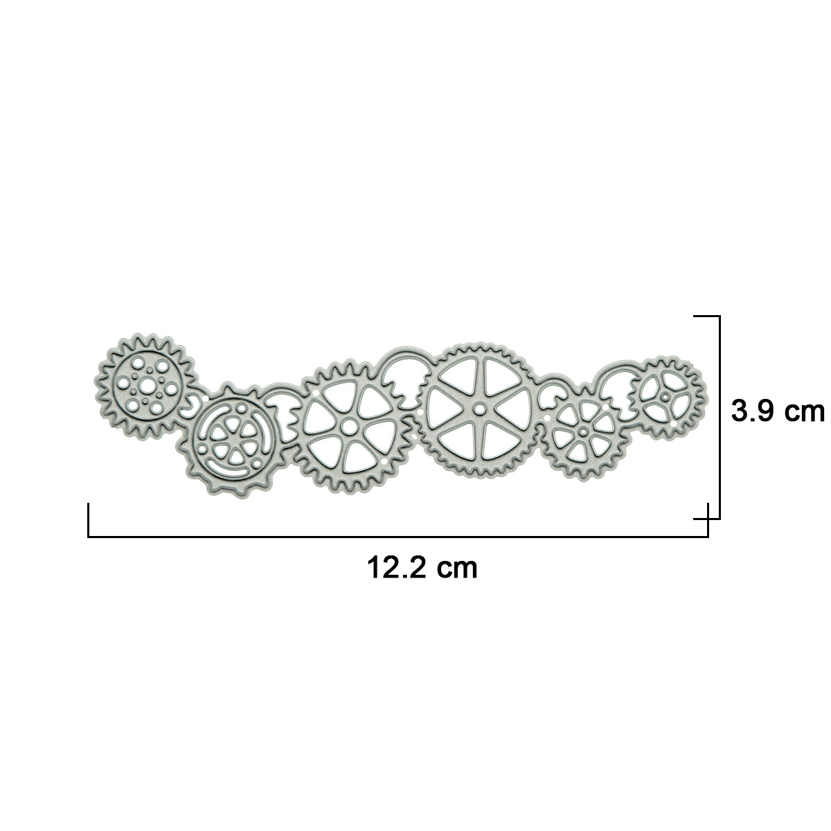 Steampunk Gear Long Stripe Sha - огляд і ціна Leatherwork Embossing