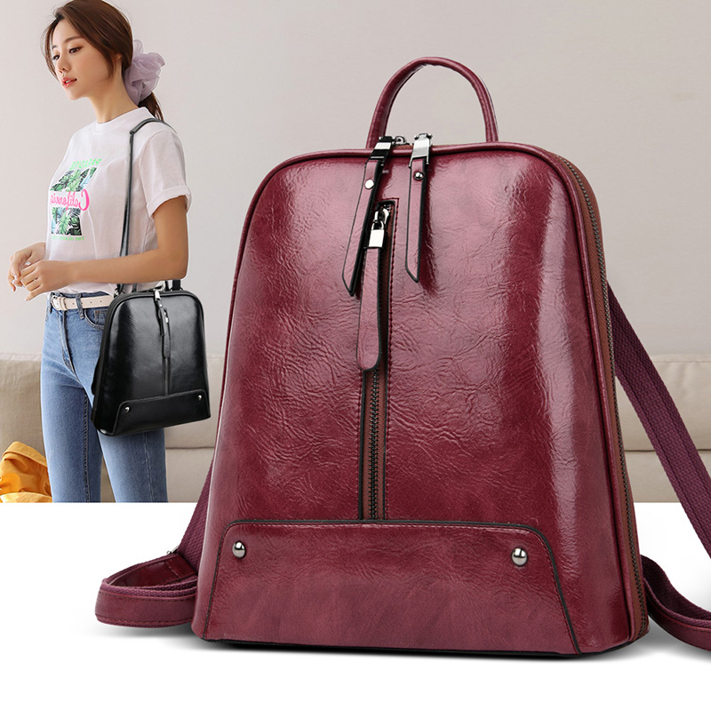 Women Leather Backpack Fashion - огляд і ціна Leatherwork Wallet