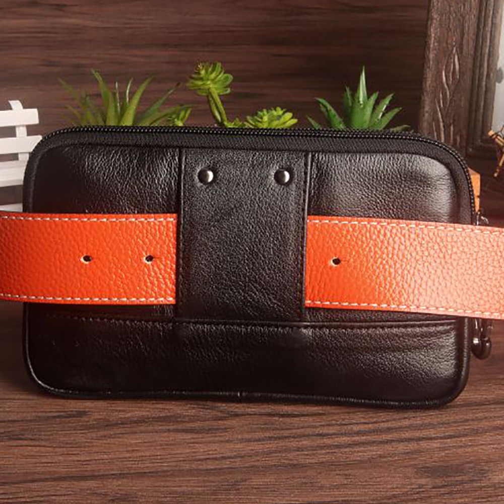 Men Clutch Waist Pack Bag Cell - огляд і ціна Leatherwork Wallet
