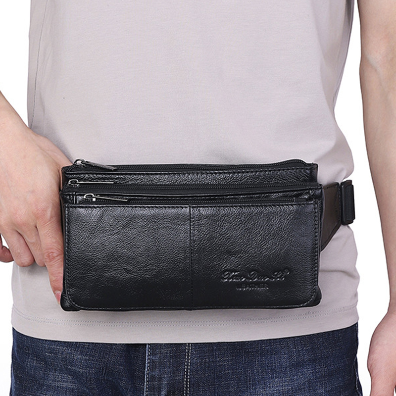 Men Waist Fanny Pack Belt Hip  - огляд і ціна Leatherwork Wallet