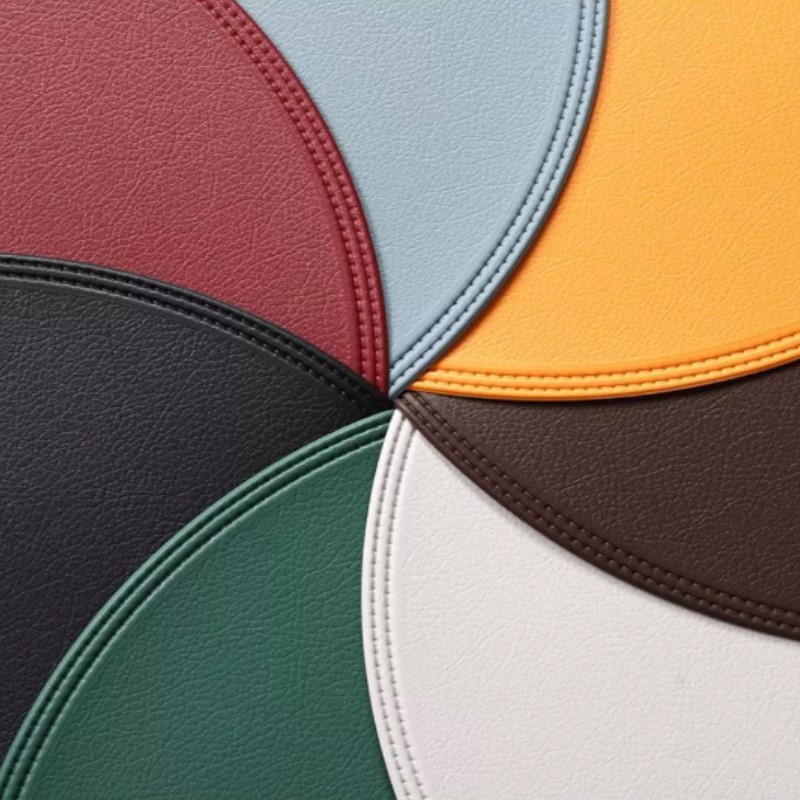 1/6/10PCS Black Round Placemat - огляд і ціна Leatherwork Desk