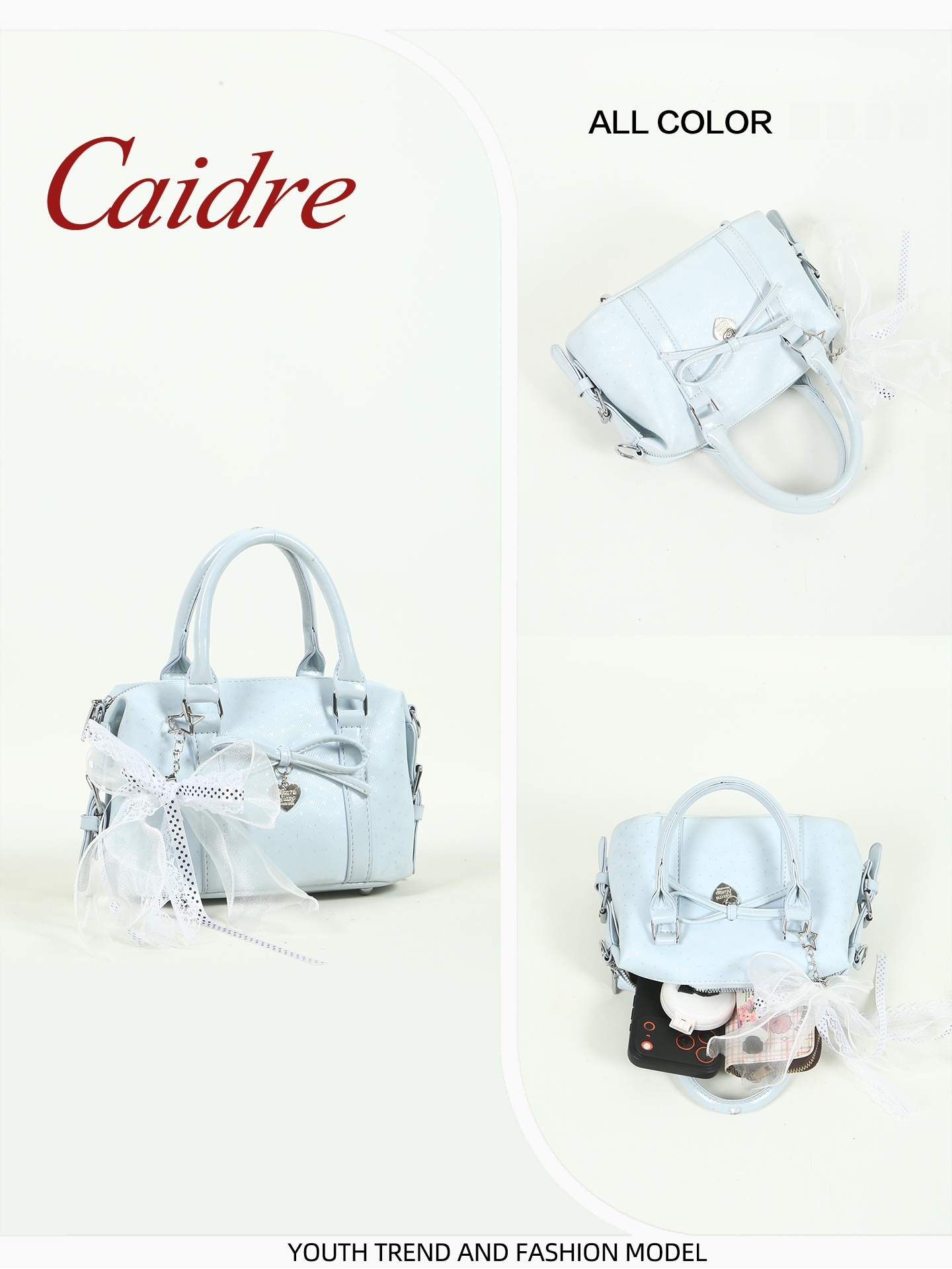 Caidre  Knot Boston Pillow Bag - огляд і ціна Leather Work Japan