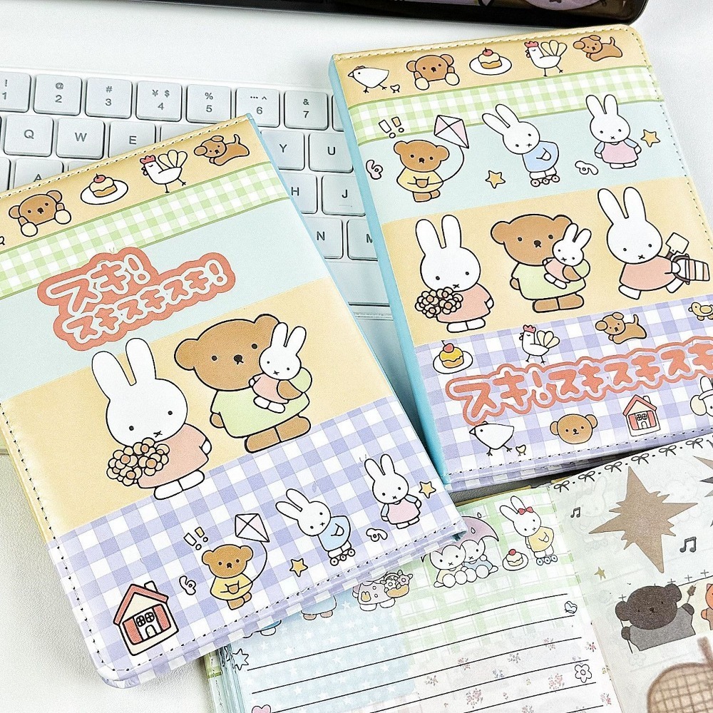 Miffy Rabbit Collage Notebook  - огляд і ціна Leather Work Notebook