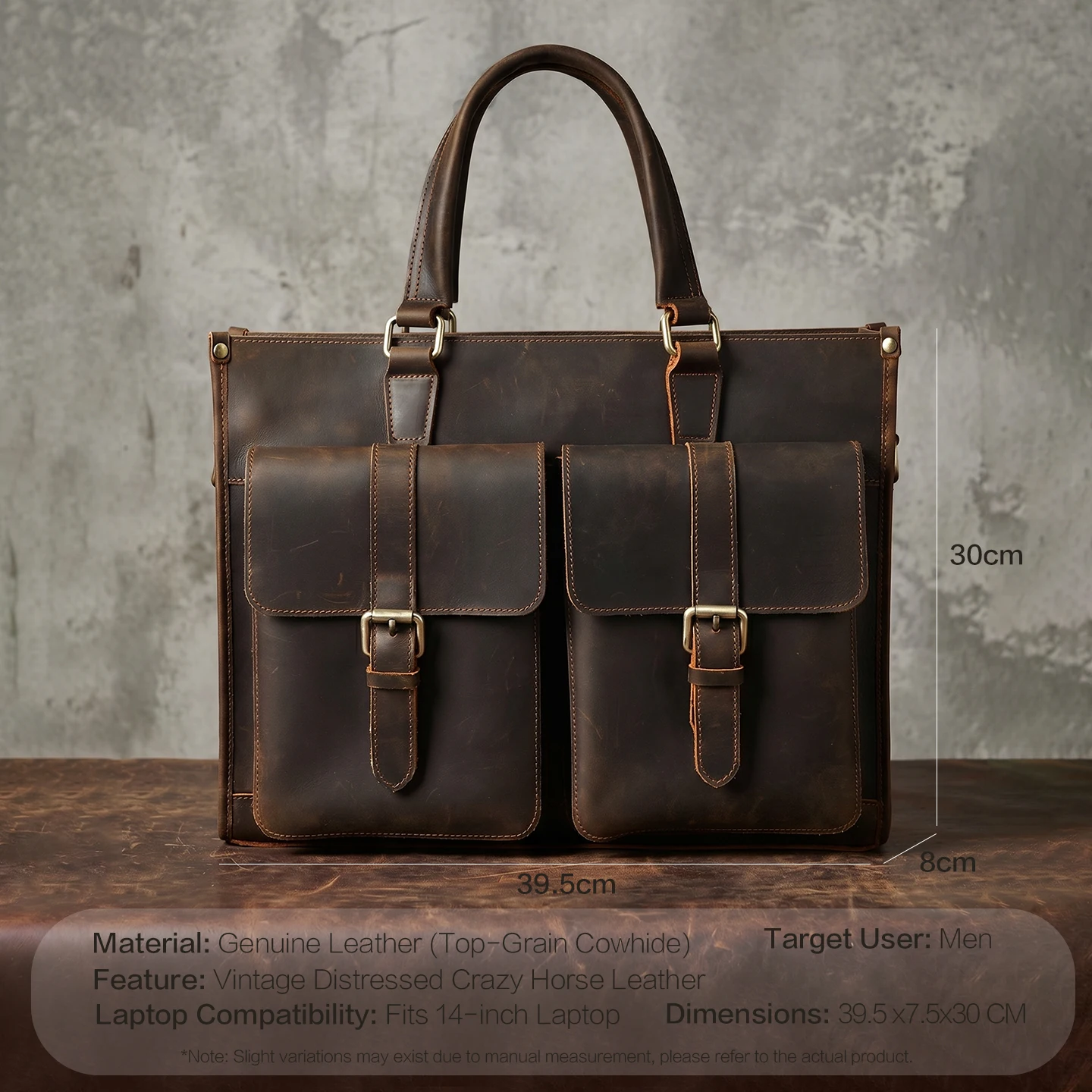 Vintage Genuine Leather Men Cr - огляд і ціна Leatherwork Thread
