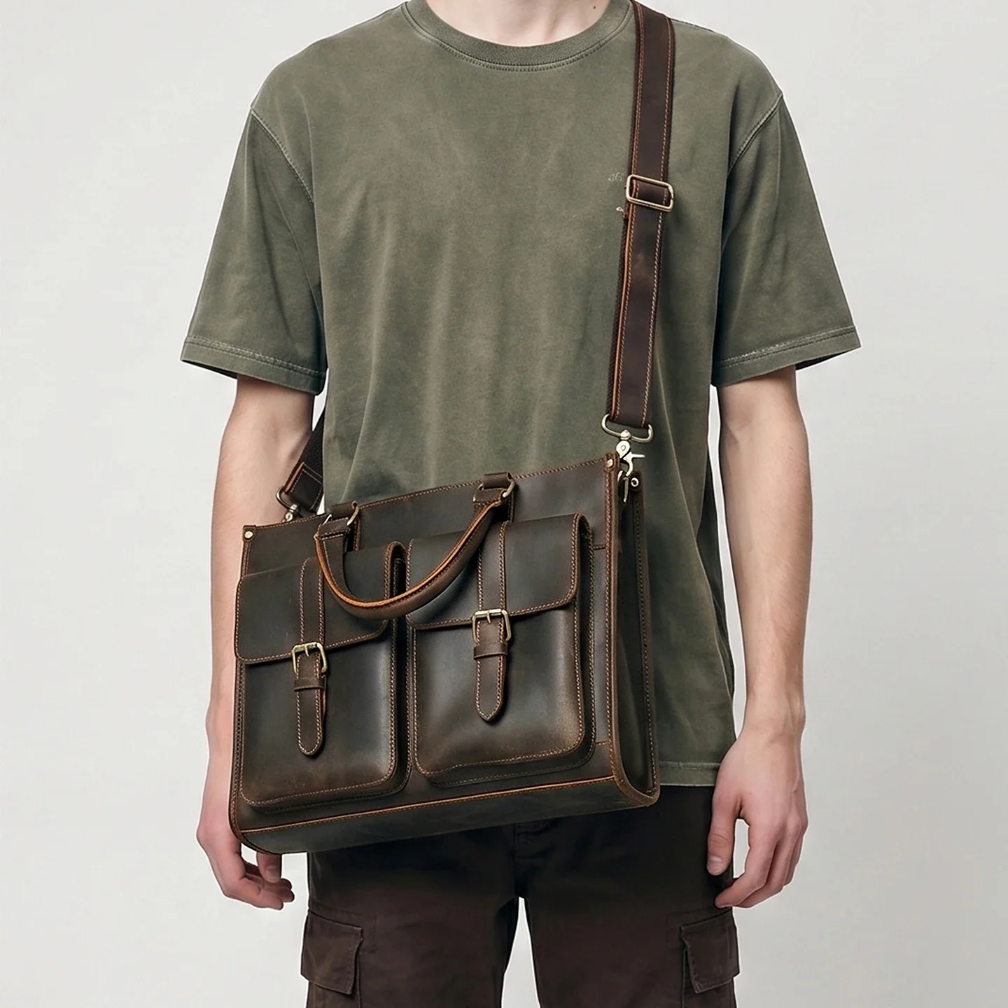 Vintage Genuine Leather Men Cr - огляд і ціна Leatherwork Thread