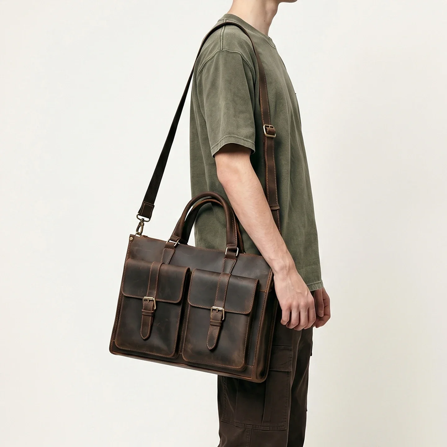 Vintage Genuine Leather Men Cr - огляд і ціна Leatherwork Thread