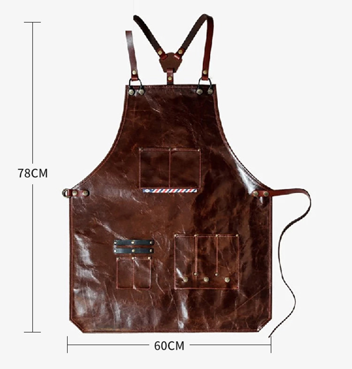 Men's Leather Work Apron with  - огляд і ціна Leatherwork Apron