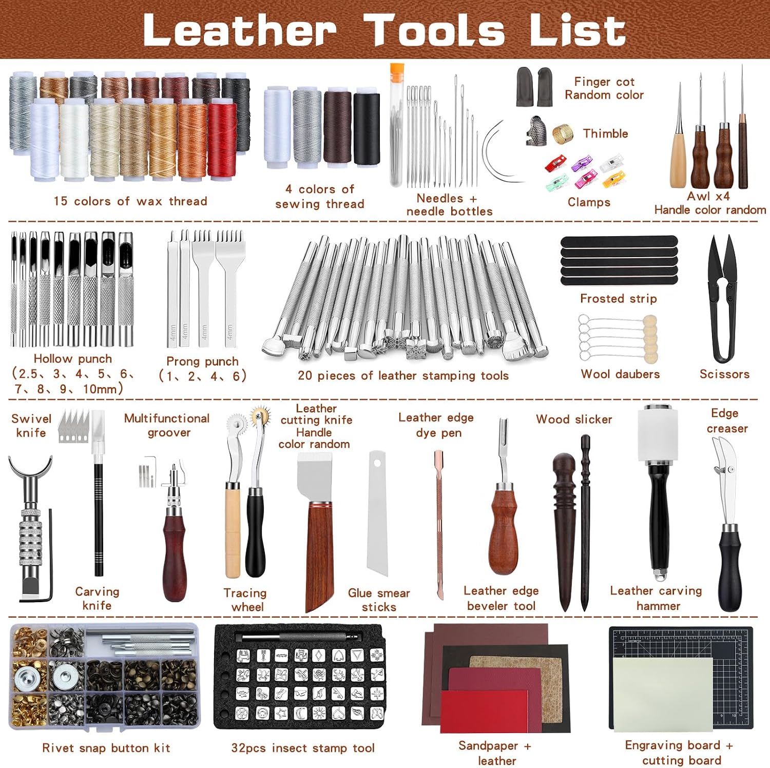 Leather Tooling Kit Leather Cr - огляд і ціна Leather Work Leather