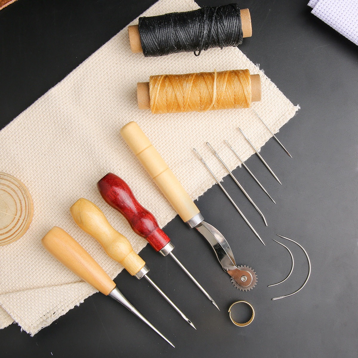 13 Pcs Leather Sewing Set Hand - огляд і ціна Leatherwork Thread