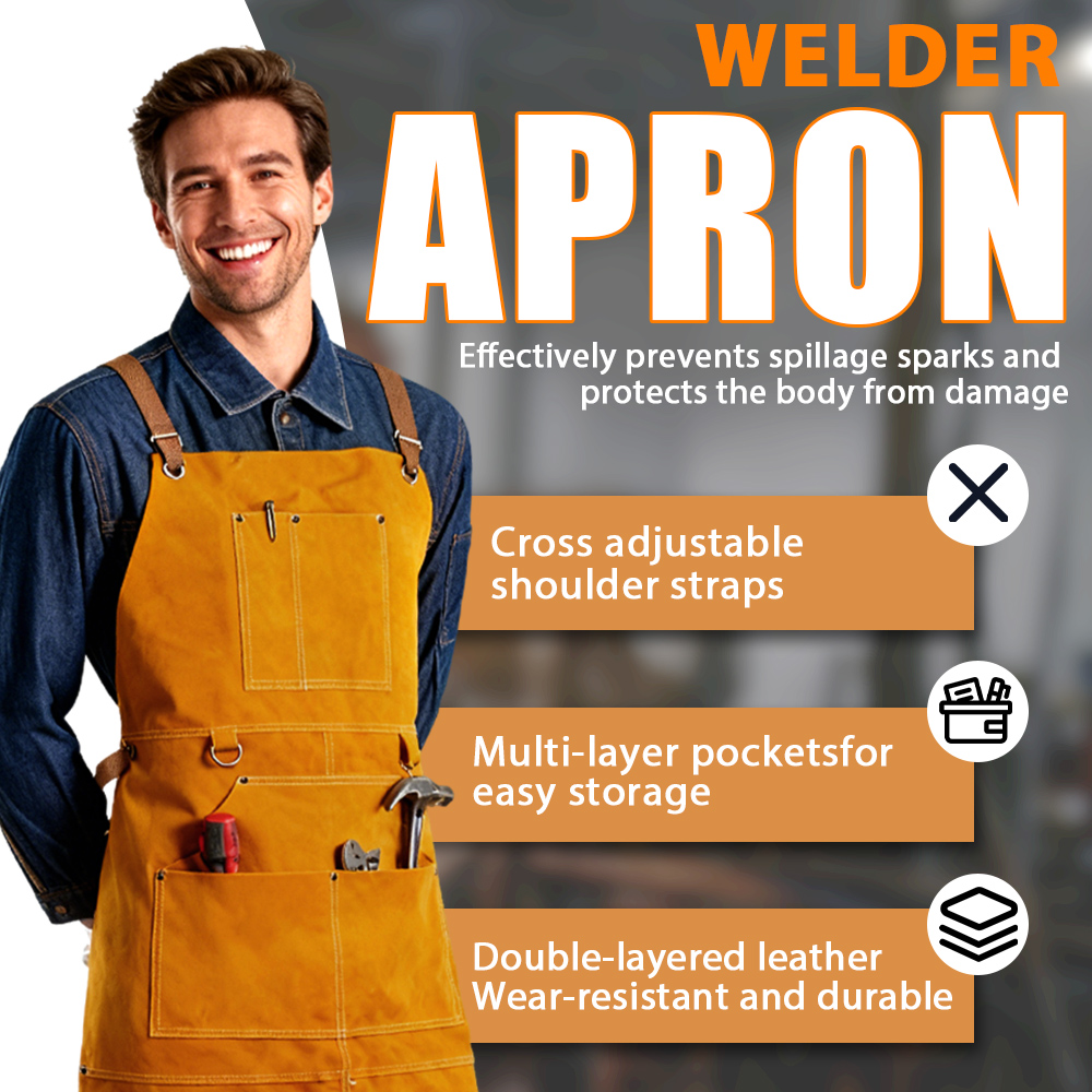 Oxhide Leather Welding Apron C - огляд і ціна Leatherwork Apron