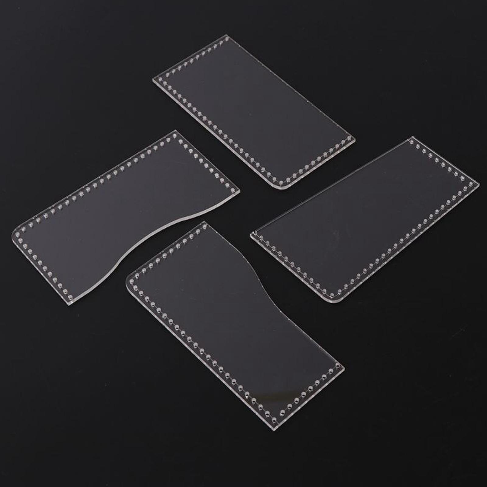 Acrylic Leather Wallet Card Ba - огляд і ціна Leatherwork Patterns Free