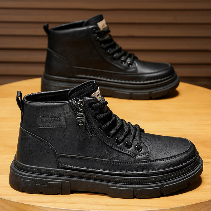 High top boots men's shoes aut - огляд і ціна Leatherworking Items