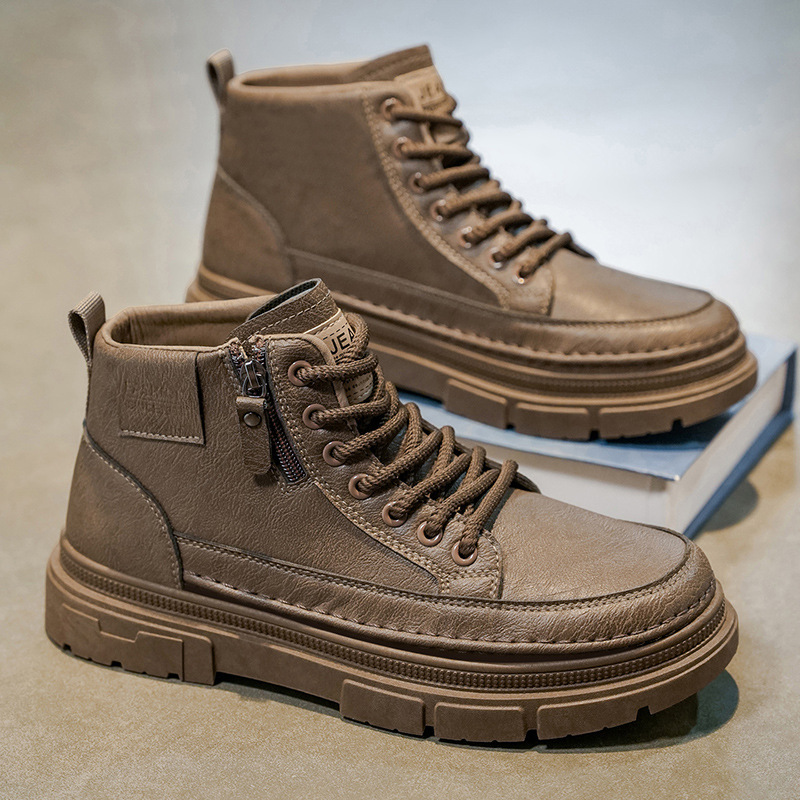 High top boots men's shoes aut - огляд і ціна Leatherworking Items