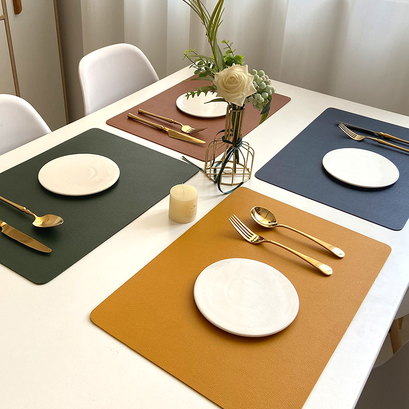 Double-layer Leather Table Mat - огляд і ціна Leatherwork Desk