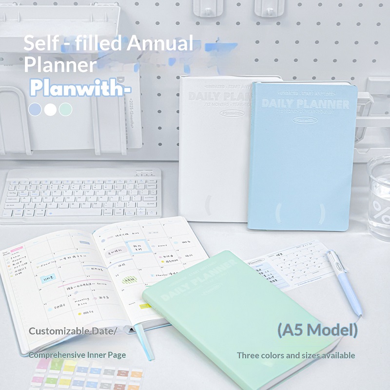 Planwith Self-dated Annual Pla - огляд і ціна Leather Work Notebook