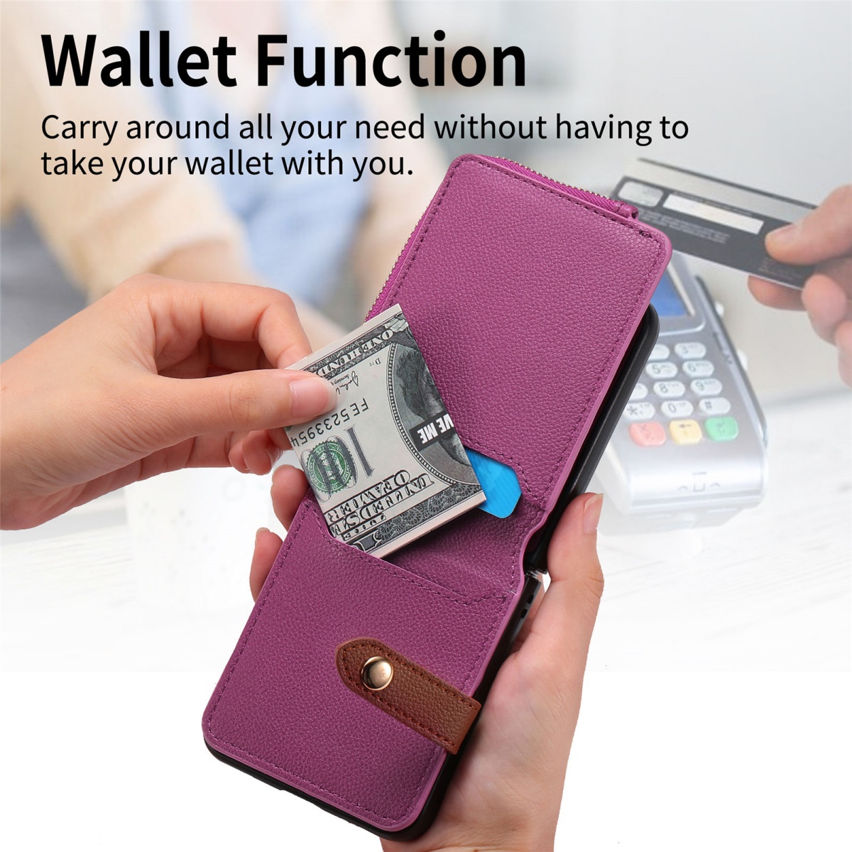 Luxury Card Holder Phone Case  - огляд і ціна Leatherwork Wallet