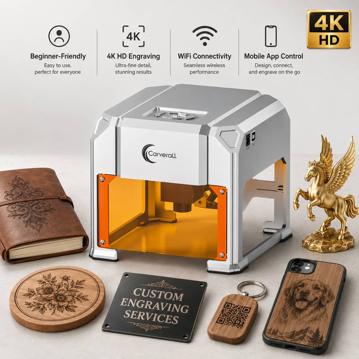 Carverall Laser Engraver Machi - огляд і ціна Leatherwork Diy