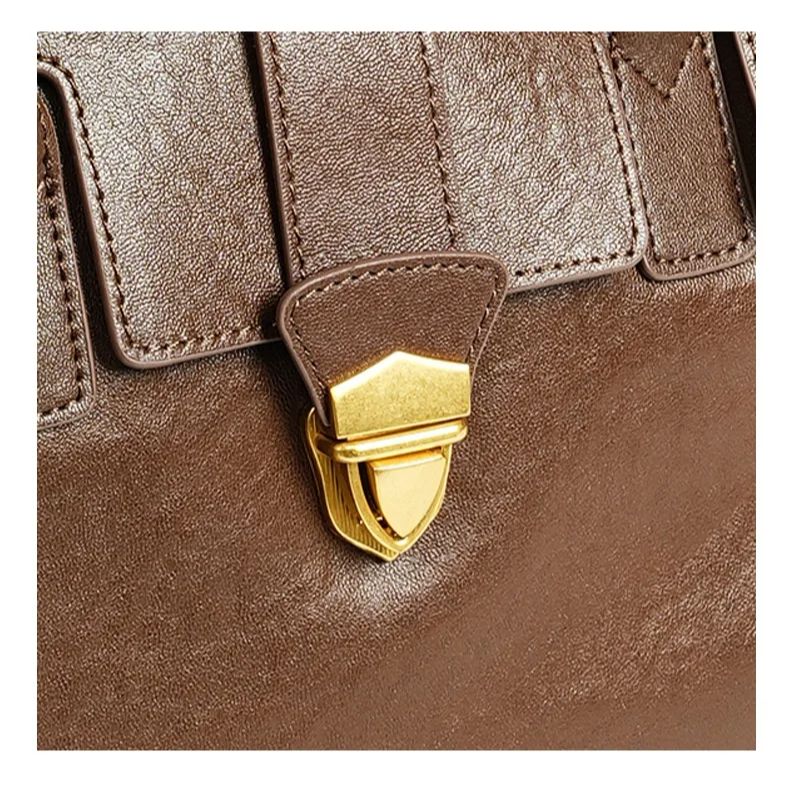 Women's Leather Briefcase: Cro - огляд і ціна Leather Work Japan