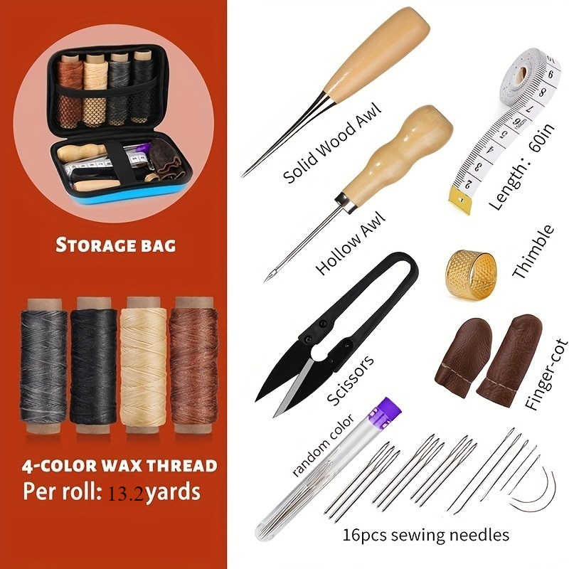 [Leather Working Kit] Leather  - огляд і ціна Leatherwork Thread