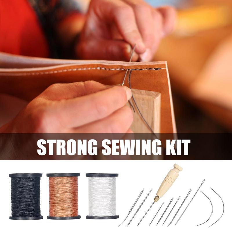 Leather Stitching Kit Heavy Du - огляд і ціна Leatherwork Thread