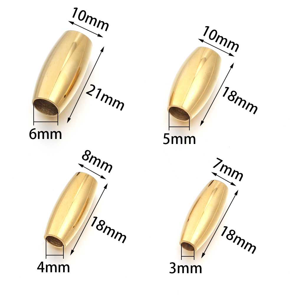 2pcs 3 4 5 6mm Stainless Steel - огляд і ціна Leatherwork Diy