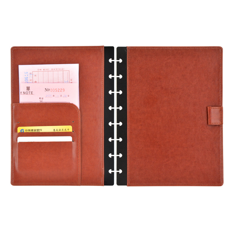 Loose-leaf Leather Cover Mushr - огляд і ціна Leather Work Notebook