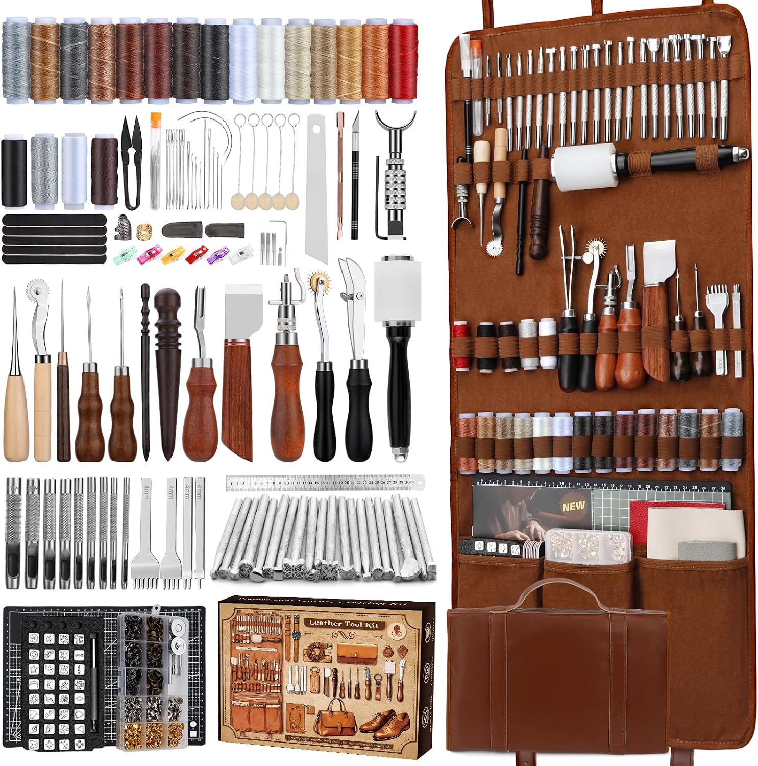 Leather Working Kit, Leather W - огляд і ціна Leather Work Leather