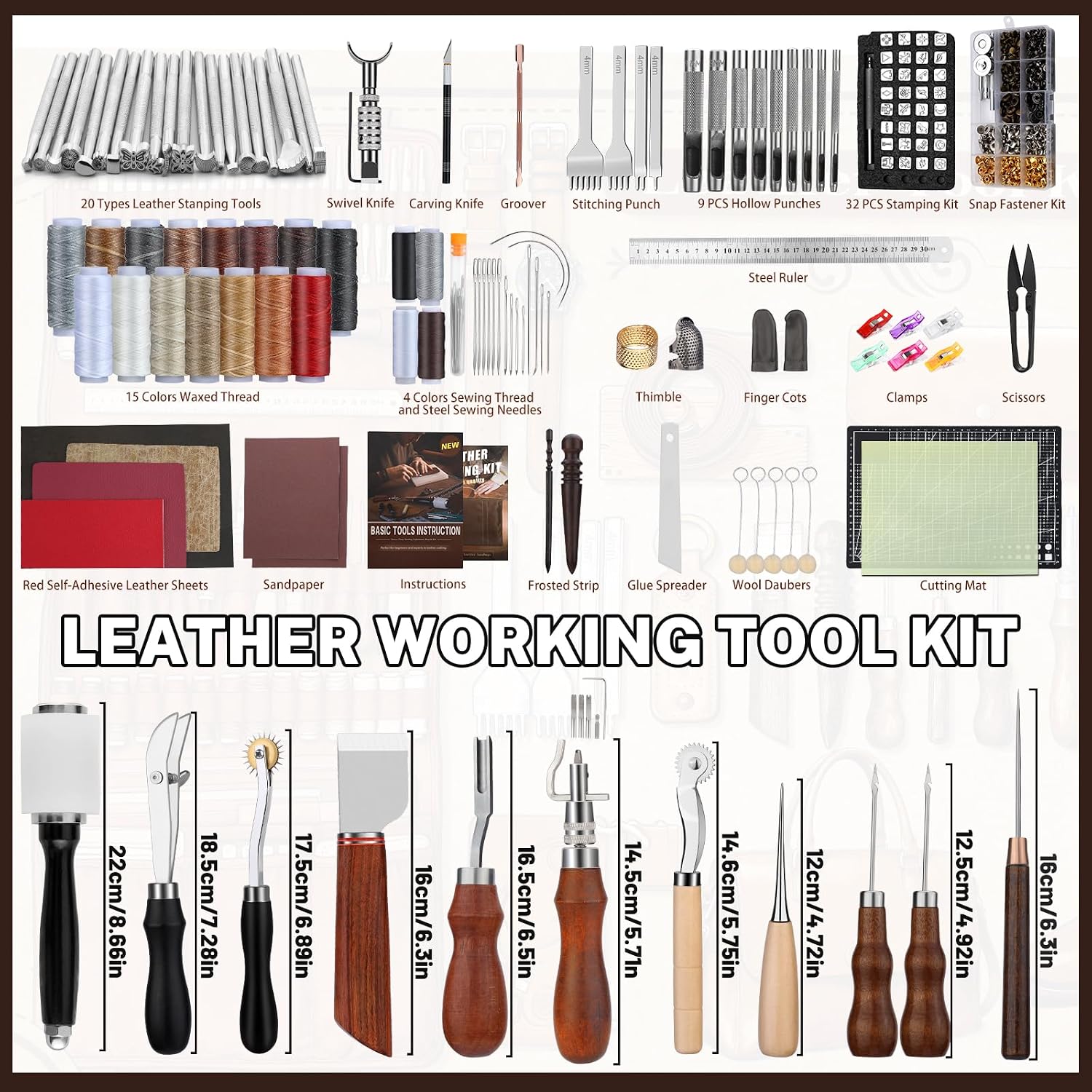Leather Working Kit, Leather W - огляд і ціна Leather Work Leather