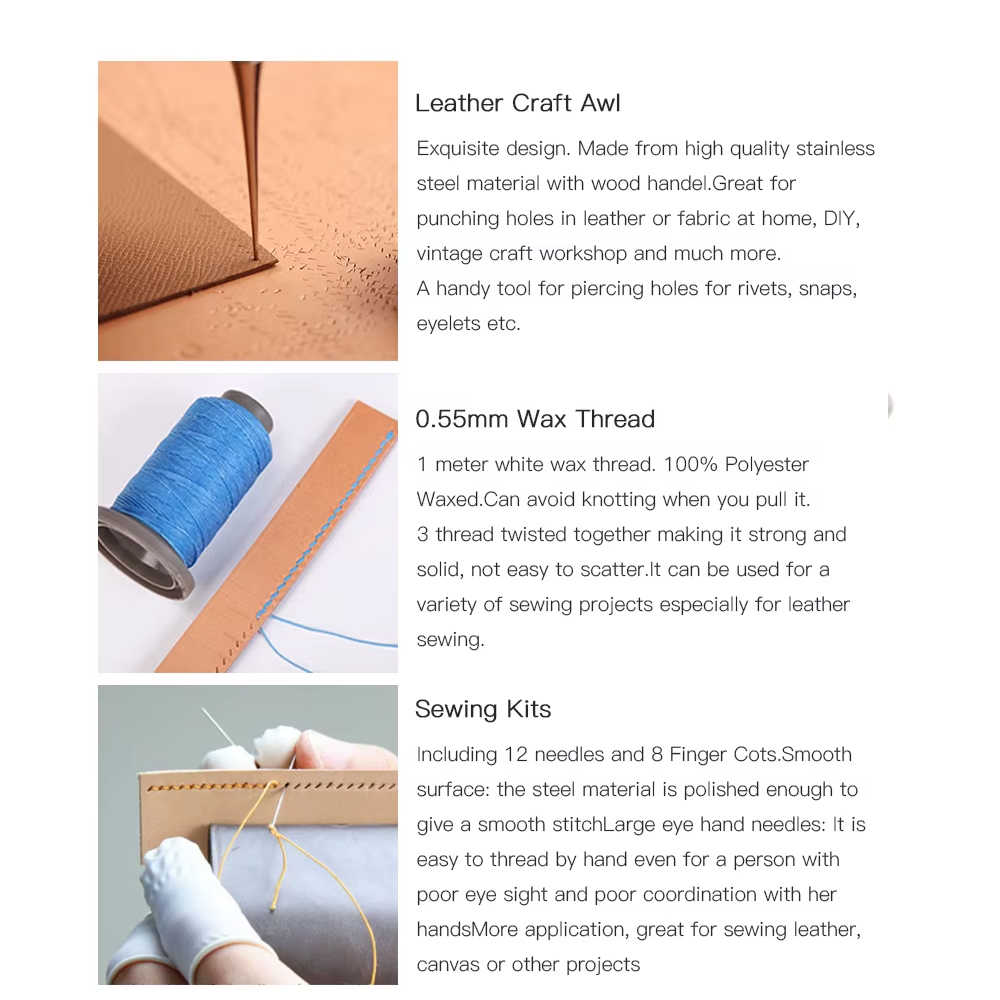 WUTA Professional Leather Craf - огляд і ціна Leatherwork Thread