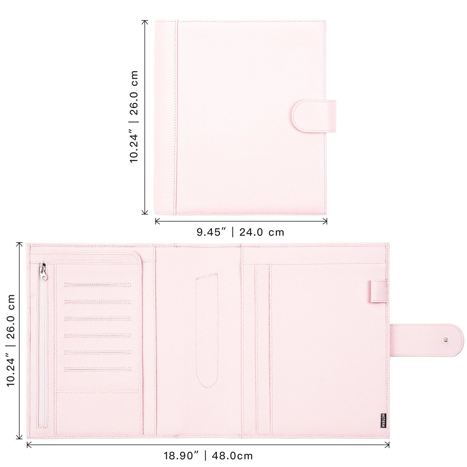 Moterm Genuine Leather Discbou - огляд і ціна Leather Work Notebook