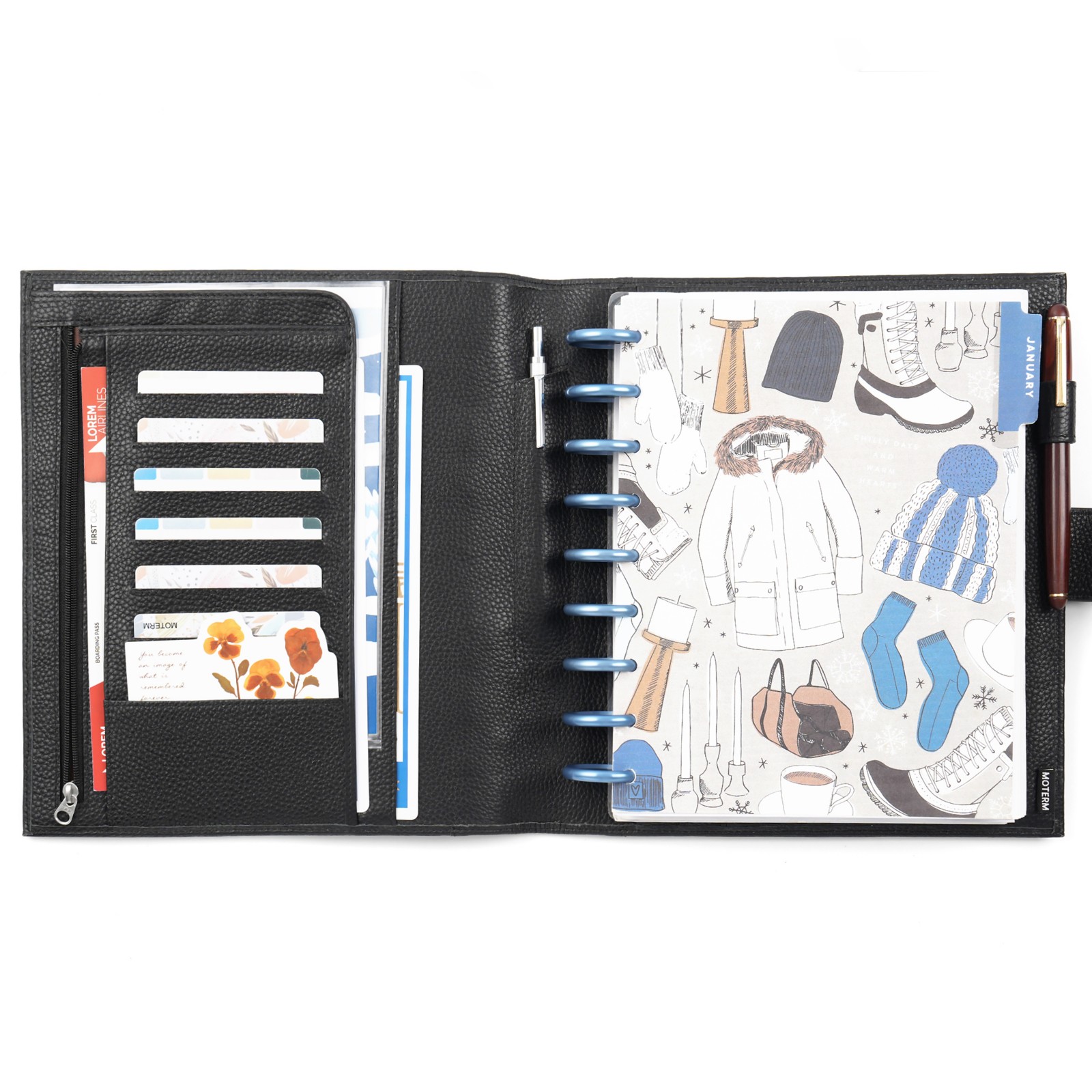 Moterm Genuine Leather Discbou - огляд і ціна Leather Work Notebook