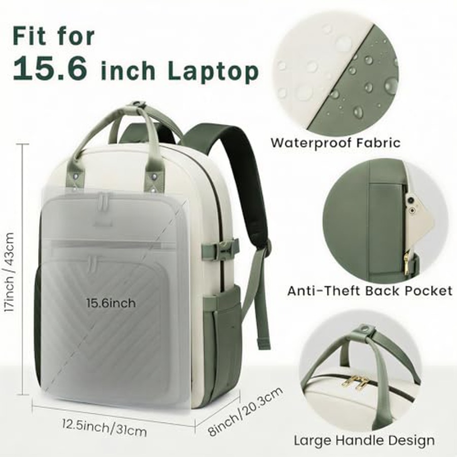 Laptop Backpack for Women, Wat - огляд і ціна Leather Work Leather