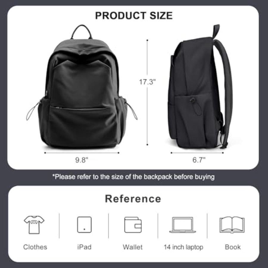 Black Backpack for Women, Smal - огляд і ціна Leather Work Leather