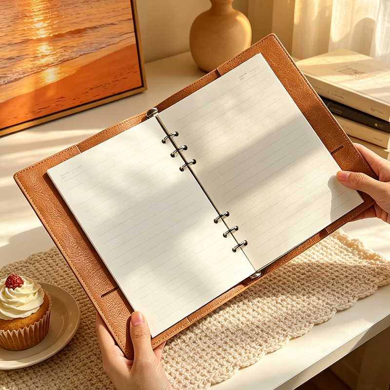 A5 Vintage Faux Leather Refill - огляд і ціна Leather Work Notebook